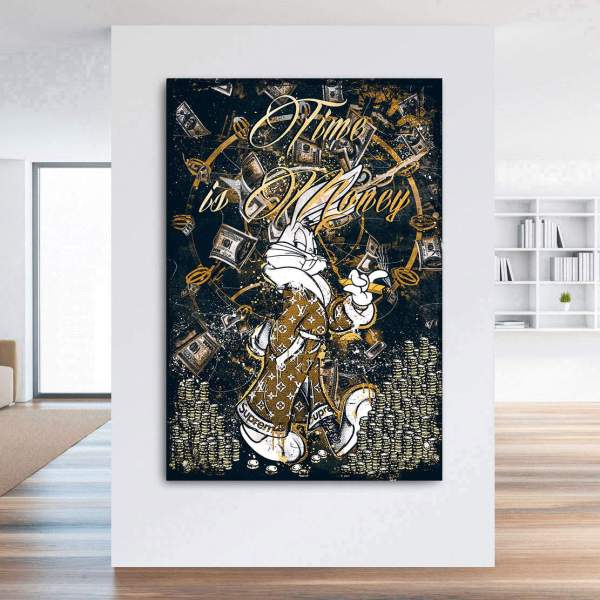 Mr. Bunny Leinwandbild von Kunstgestalten24