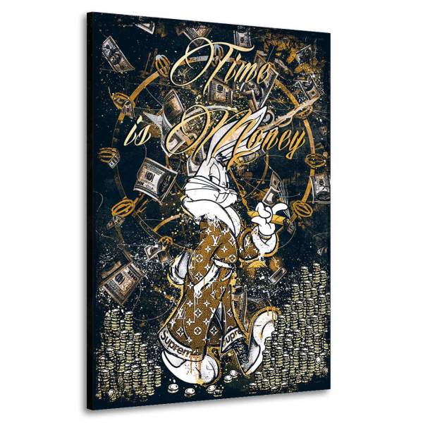 Mr. Bunny Leinwandbild von Kunstgestalten24