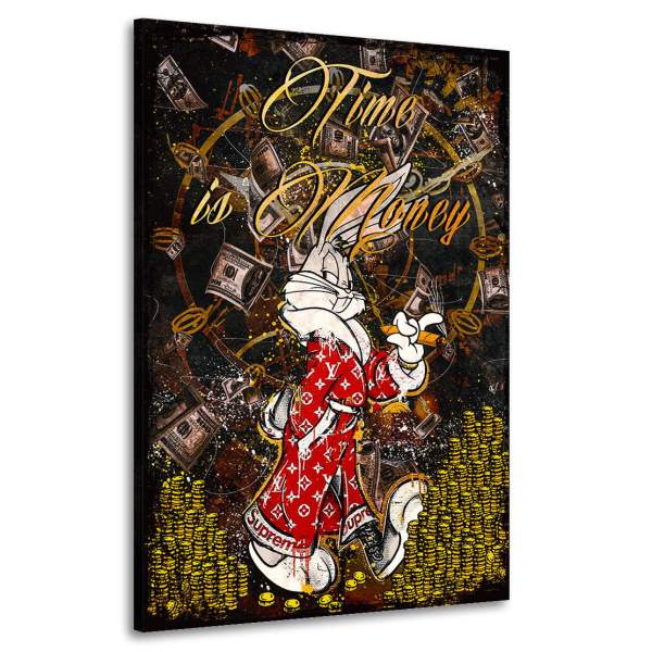 Mr. Bunny Leinwandbild von Kunstgestalten24