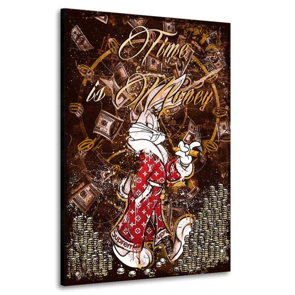 Mr. Bunny Leinwandbild von Kunstgestalten24