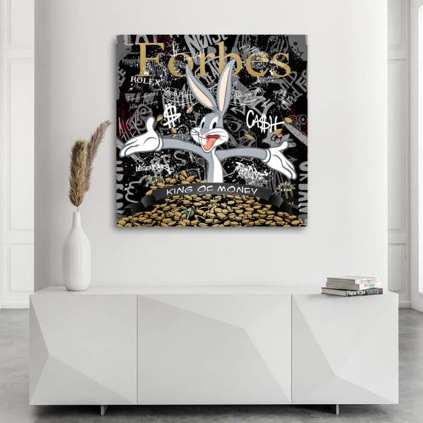 Bunny Wandbild von Kunstgestalten24