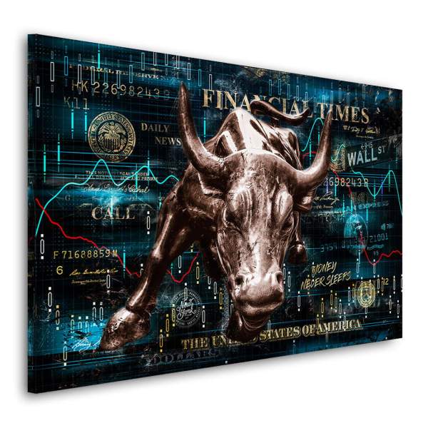 Aktien Pop Art Wandbild von Ron Danell