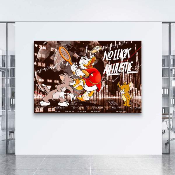 Comic Leinwandbild von Kunstgestalten24