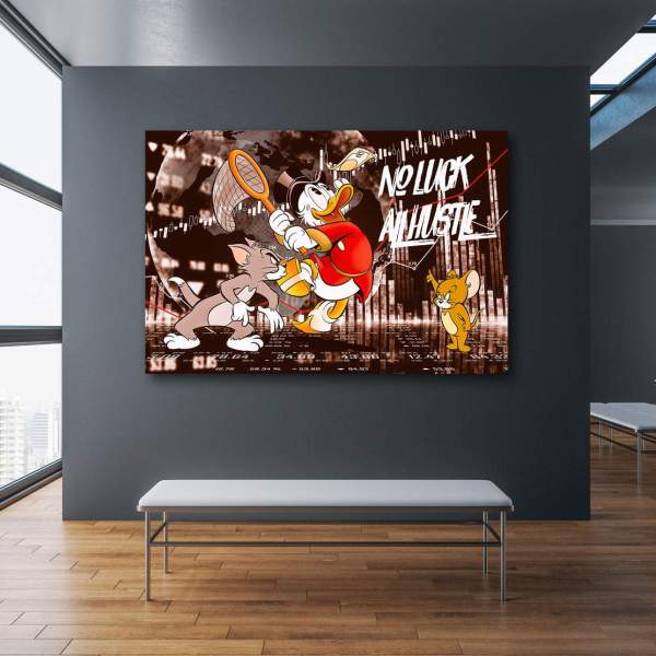 Comic Leinwandbild von Kunstgestalten24