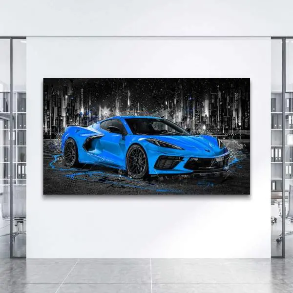 Ford GT40 Wandbild von Kunstgestalten24