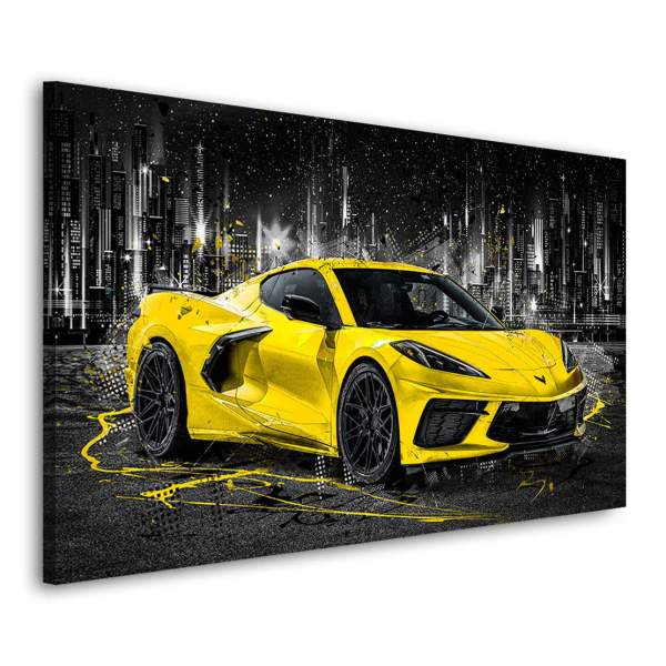 Corvette Wandbild von Kunstgestalten24
