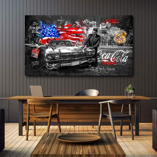 Wandbild Ford Mustang von Roland Menzel
