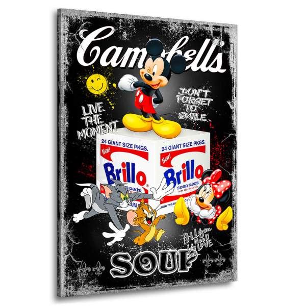 Mickey Leinwandbild von Kunstgestalten24