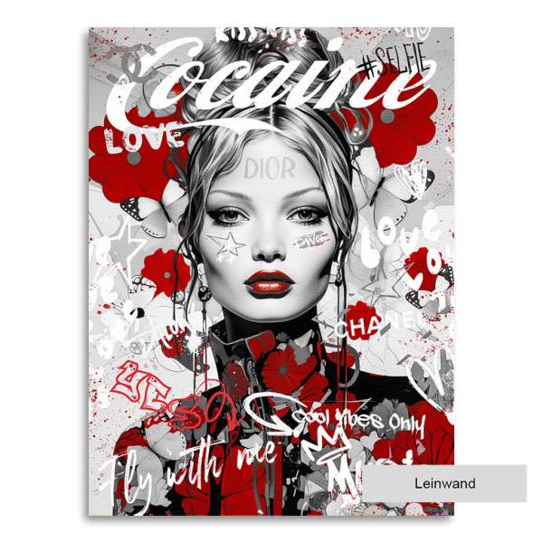 Pop Art Wandbild Kunstgestalten24