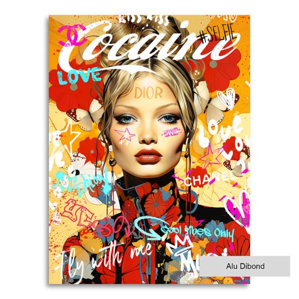 Pop Art Wandbild Kunstgestalten24