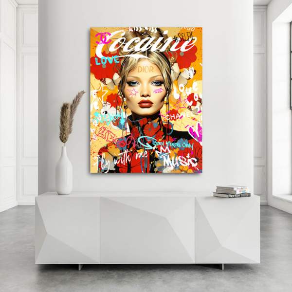 Pop Art Wandbild Kunstgestalten24