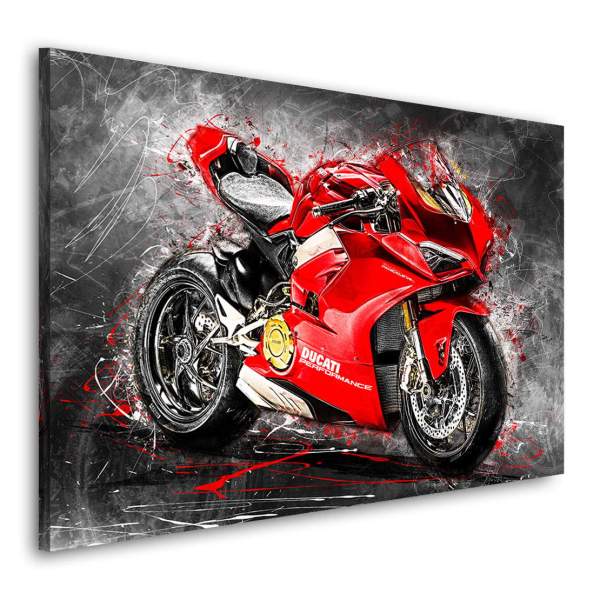 Ducati V4 Wandbild