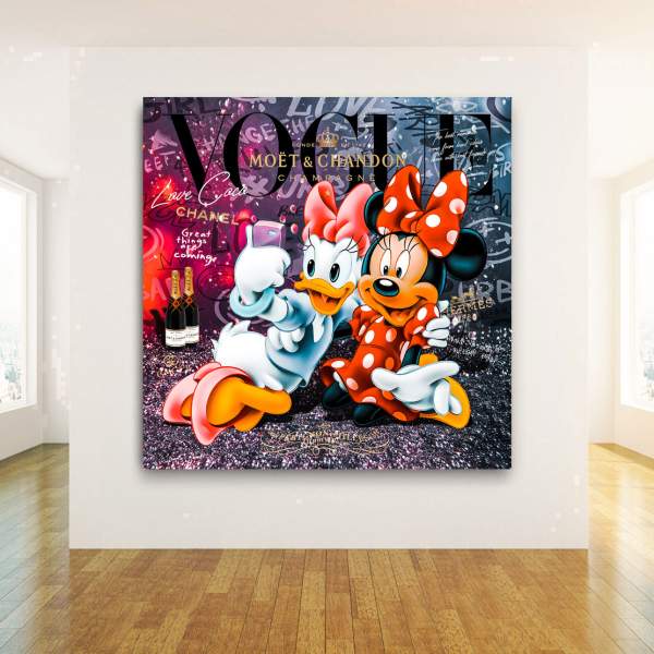 Minnie Wandbild von Kunstgestalten24