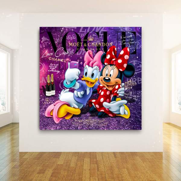 Minnie Wandbild von Kunstgestalten24