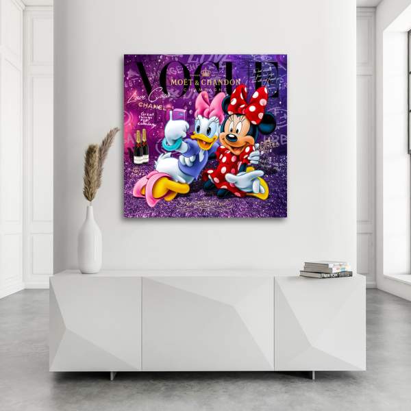 Minnie Daisy Wandbild von Kunstgestalten24