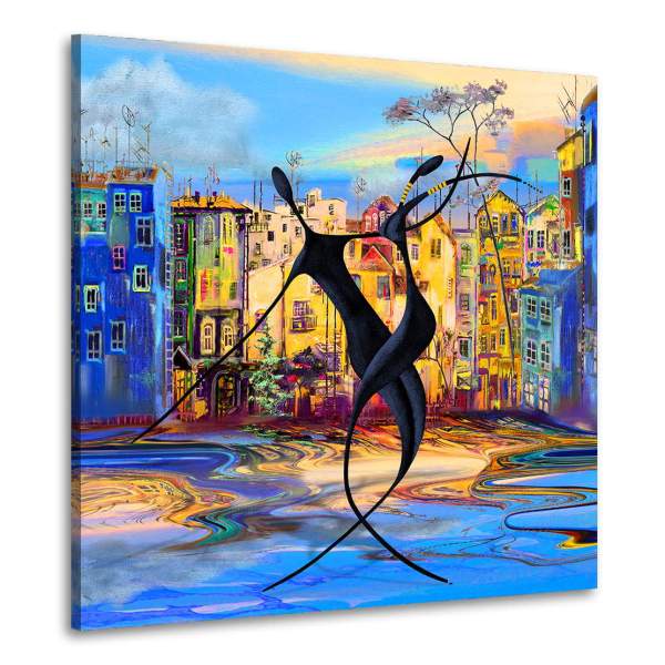 Tanzen-Leinwandbild-Musik
