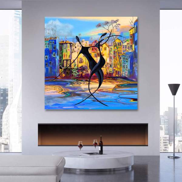 Tanzen-Leinwandbild-Musik
