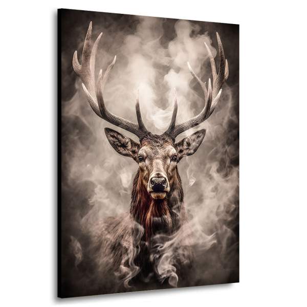 Hirsch Wandbild Kunstgestalten24