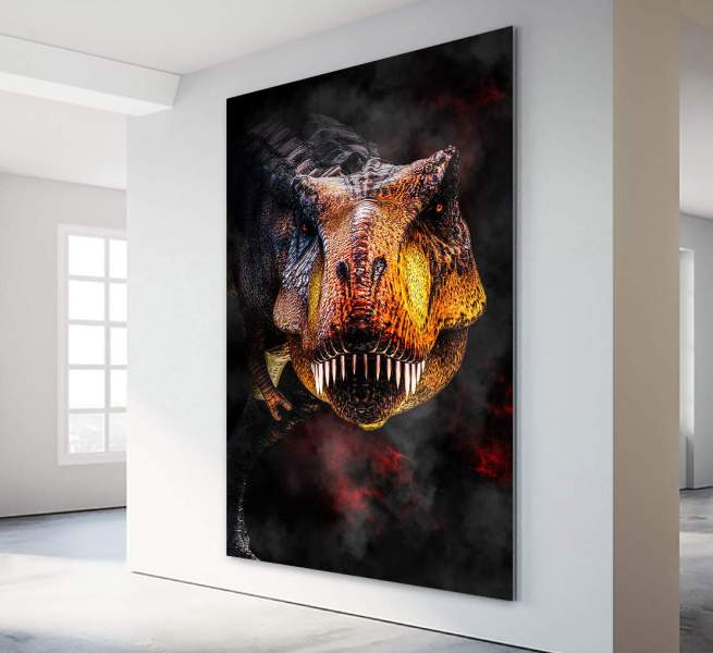 T-Rex-Leinwandbild