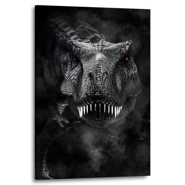 T-Rex-Dinosaurier-Leinwandbild