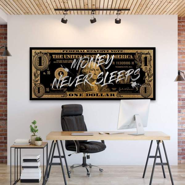 1 Dollar Acrylglasbild von Ron Danell