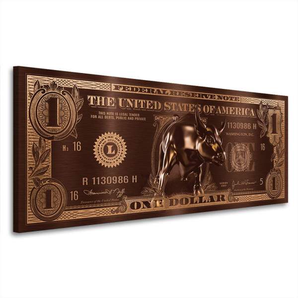 one Dollar Wandbild von Ron Danell