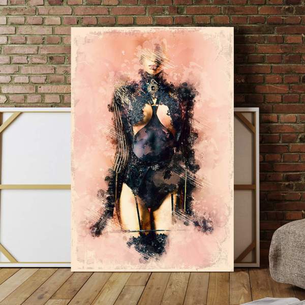 Wandbild-Akt-Erotik-Leinwandbild