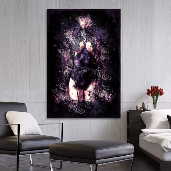 Erotik-Abstrakt-Wandbild
