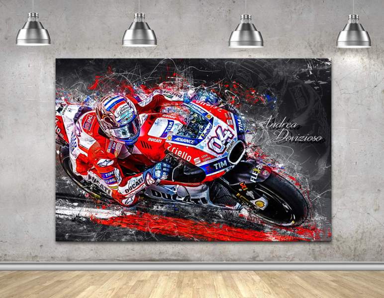 Leinwandbild Andrea Dovizioso