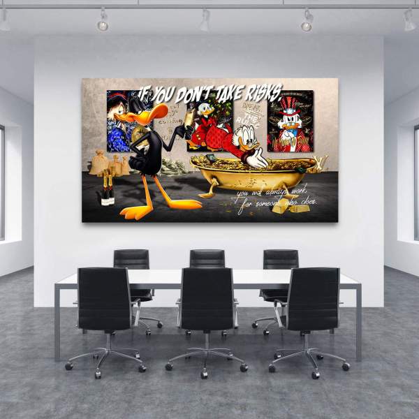 Wandbild Mr. Duck von Kunstgestalten24