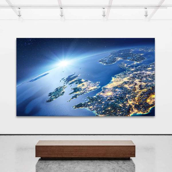 Planet-Erde-Leinwandbild