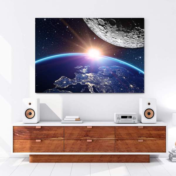 Planet-Erde-Leinwandbild