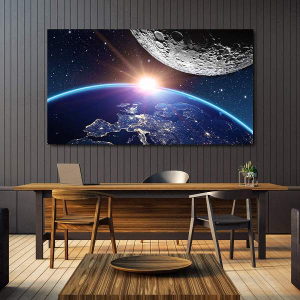 Planet-Erde-Leinwandbild