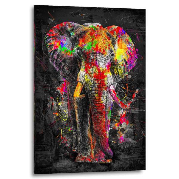 Elefant-Leinwandbild von ron Danell