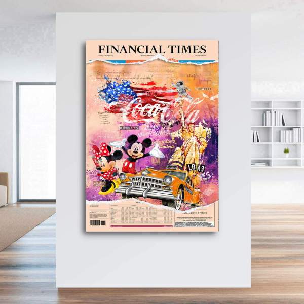 Mickey Leinwandbild von Kunstgestalten24
