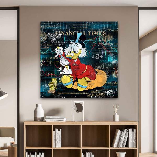 Mickey u. Minnie Leinwandbild