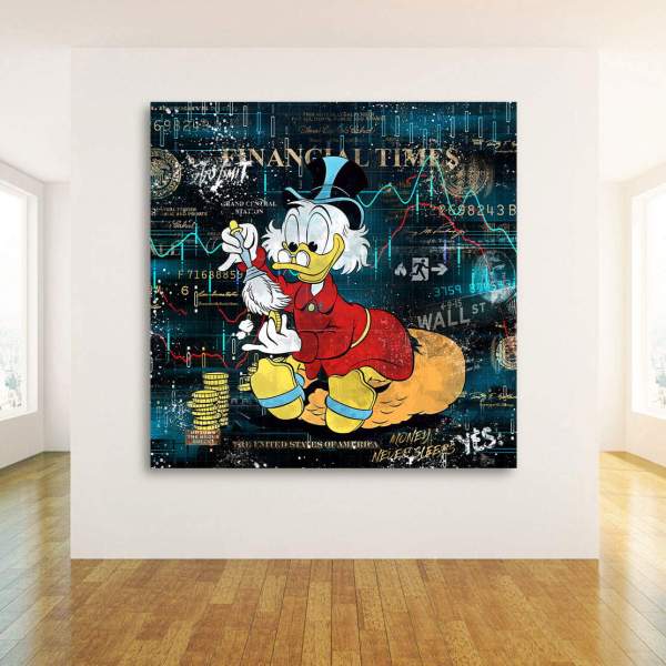Mickey u. Minnie Leinwandbild