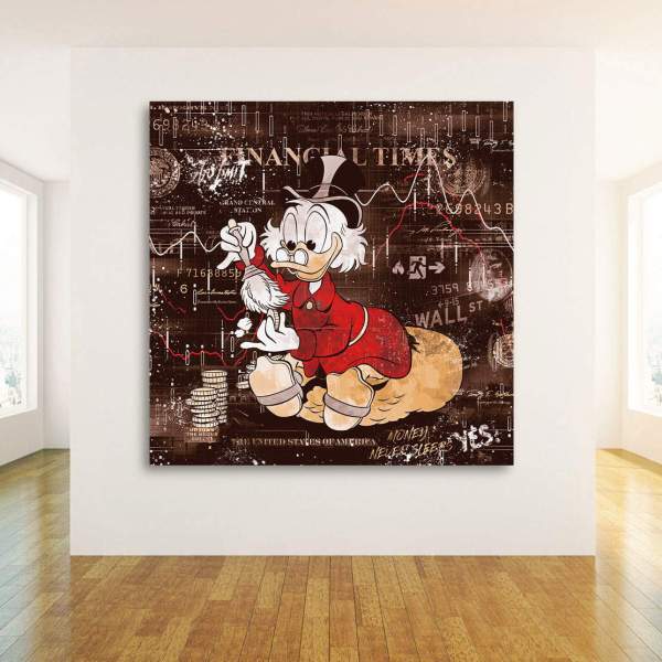 Mickey u. Minnie Leinwandbild
