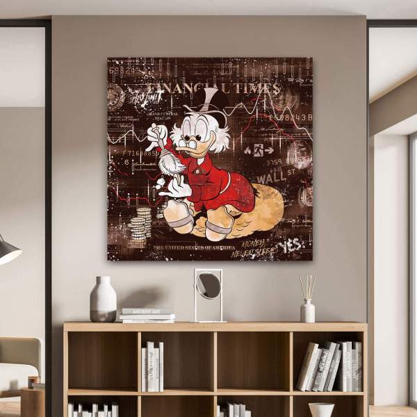 Mickey u. Minnie Leinwandbild