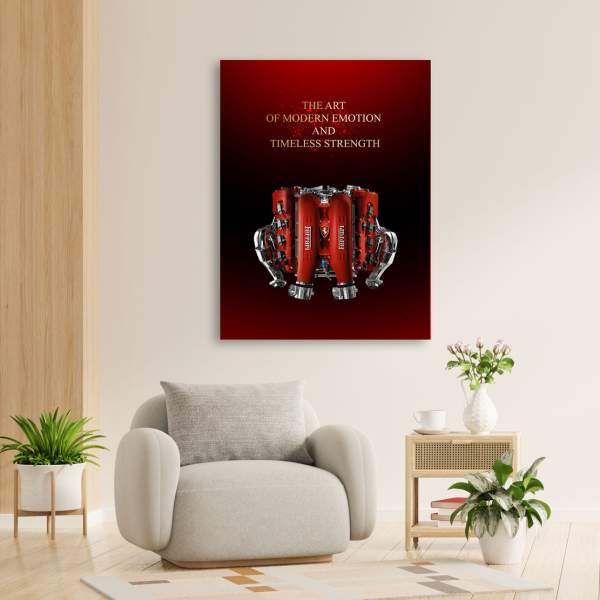 Ferrari Auto Wandbild Kunstgestalten24