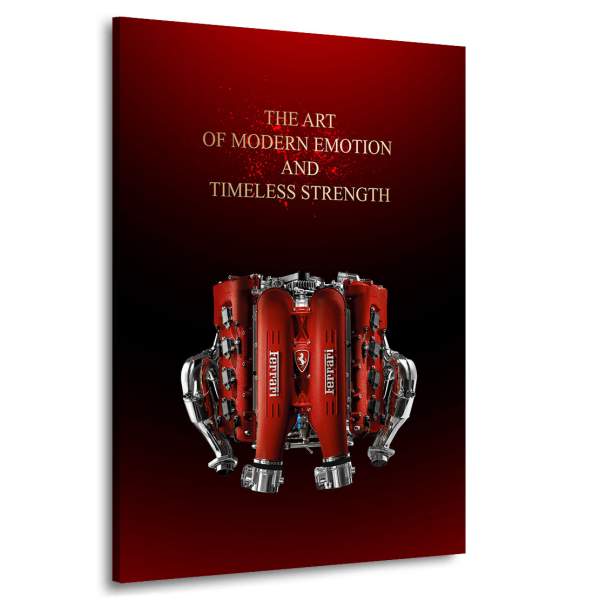 Ferrari Auto Wandbild Kunstgestalten24