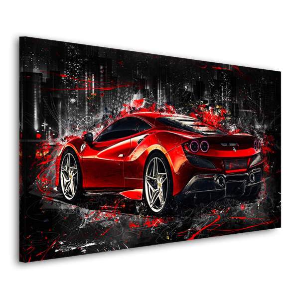 Ferarri auf Acryalglas von Ron Davis | kunsgestalten24