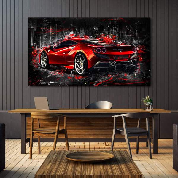 Ferarri auf Acryalglas von Ron Davis | kunsgestalten24