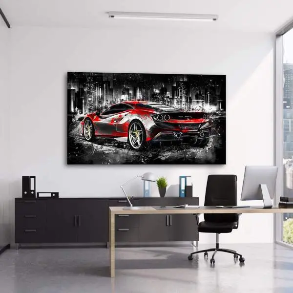 Ferrari auf Acrylglas von Ron Davis | kunstgestalten24