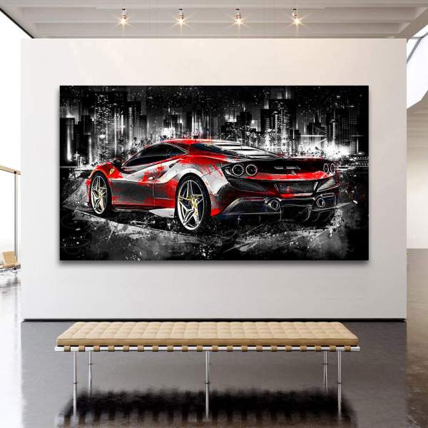 Ferrari auf Acrylglas von Ron Davis | kunstgestalten24