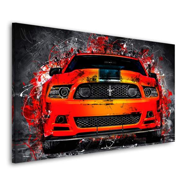 Wandbild Ford Mustang von Ron Davis - Kunstgestalten24