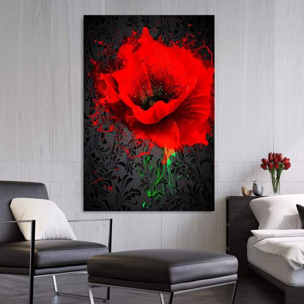 Rose-Leinwandbild