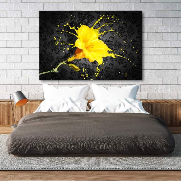 Blumen-Leinwandbild-Wandbild