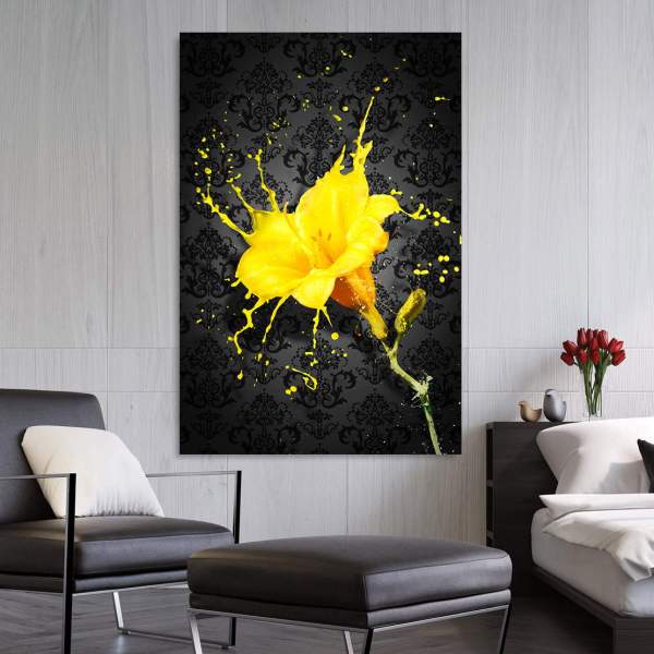 Lilie-Leinwandbild-Wandbild