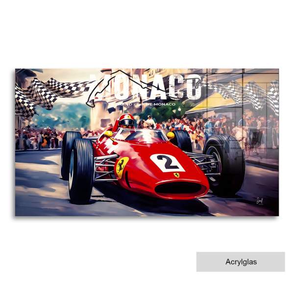 Wandbild Ferrari von Kunstgestalten24
